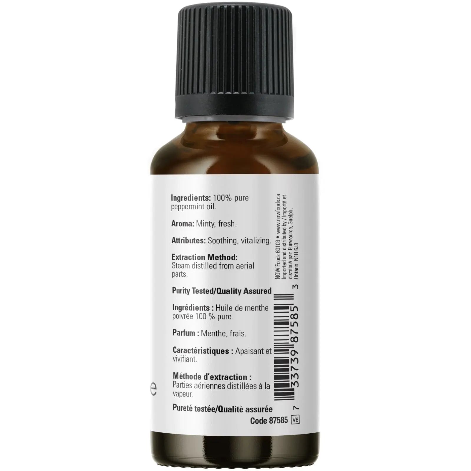 Now Peppermint Essential Oil - Nutrition Plus