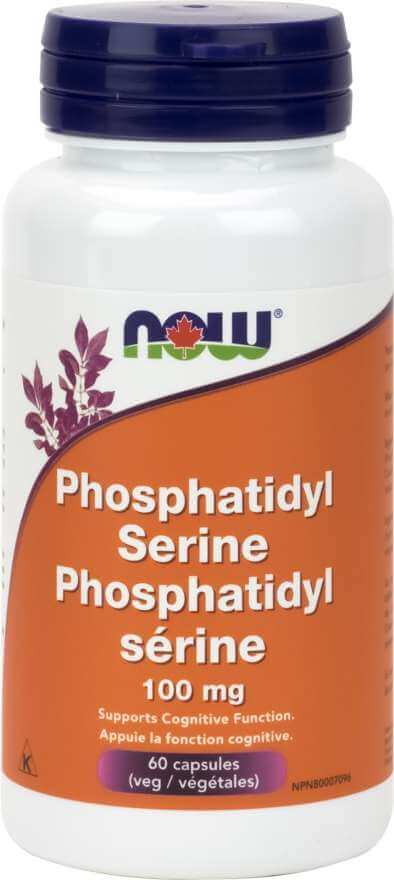 Now Phosphatidyl Serine 100 mg 60 Veg Capsules - Nutrition Plus