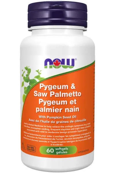 Now Pygeum & Saw Palmetto 60 Softgels - Nutrition Plus