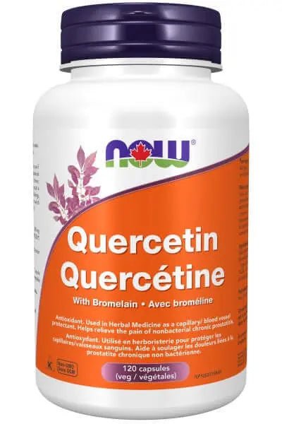 Now Quercetin With Bromelain Veg Capsules - Nutrition Plus