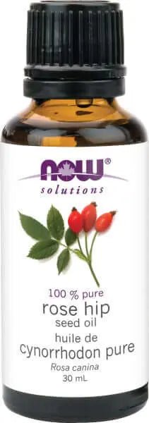 Now Rose Hip Seed Oil 30 mL - Nutrition Plus