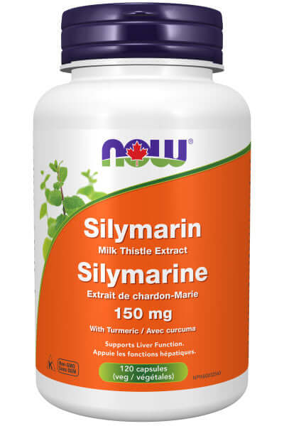 Now Silymarin Milk Thistle Extract 150 mg 120 Veg Capsules