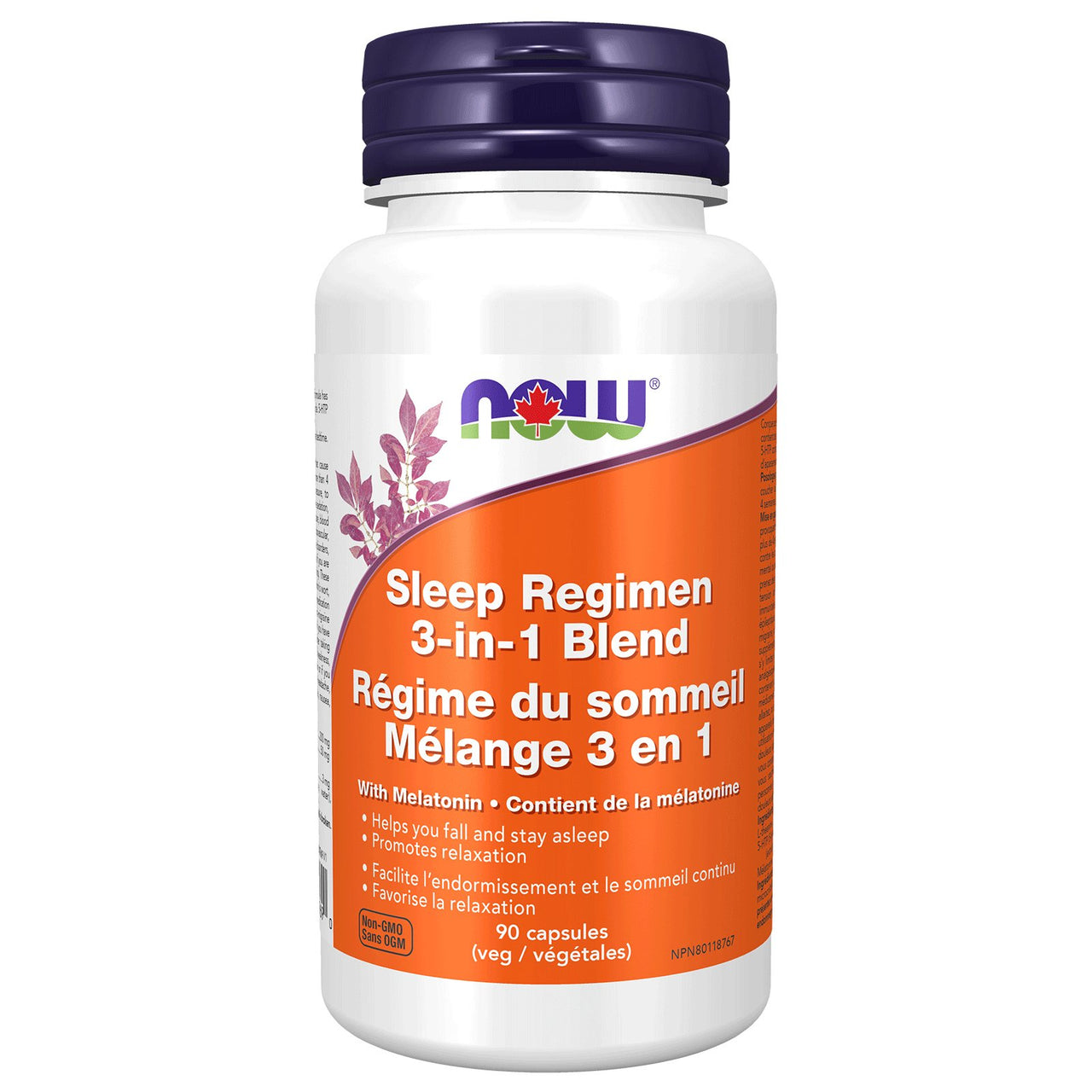 Now Sleep Regimen 3-in-1 Blend 90 Veg Capsules - Nutrition Plus