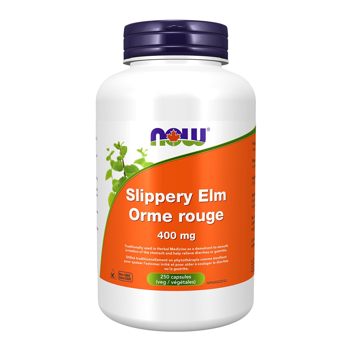 Now Slippery Elm Veg Capsules - Nutrition Plus