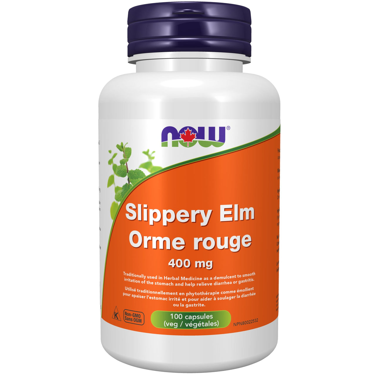 Now Slippery Elm Veg Capsules - Nutrition Plus