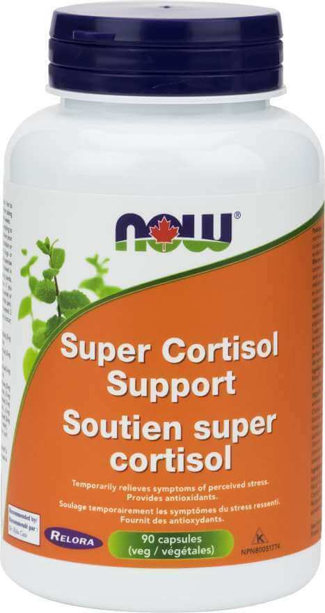 Now Super Cortisol Support with Relora® 90 Veg Capsules - Nutrition Plus