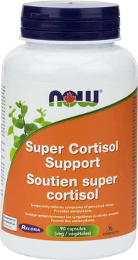 Thumbnail for Now Super Cortisol Support with Relora® 90 Veg Capsules - Nutrition Plus