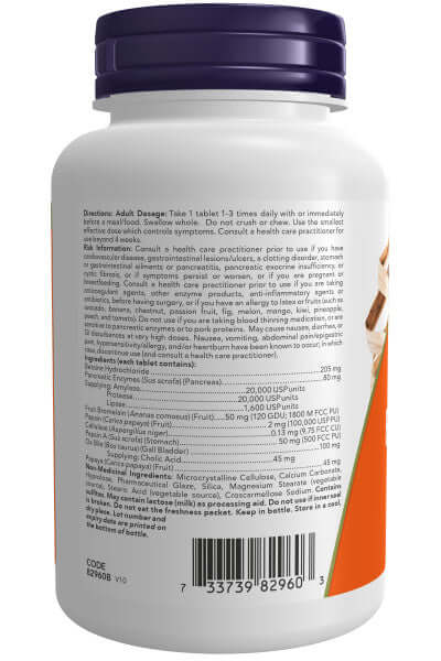 Now Super Enzymes 90 Tablets - Nutrition Plus