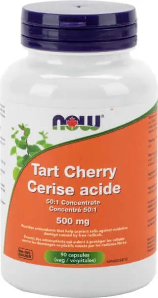 Now Tart Cherry Concentrate 500 mg 90 Veg Capsules - Nutrition Plus