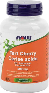 Thumbnail for Now Tart Cherry Concentrate 500 mg 90 Veg Capsules - Nutrition Plus