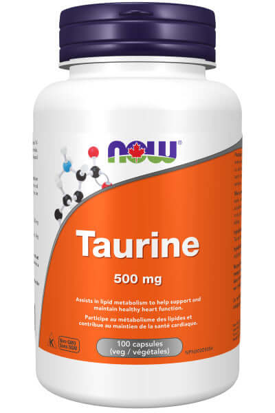 Now Taurine 100 Veg Capsules - Nutrition Plus