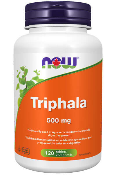 Now Triphala 500 mg 120 Tablets - Nutrition Plus