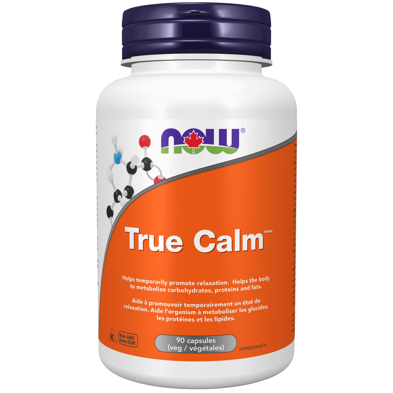 Now True Calm™ 500mg 90 Veg Capsules - Nutrition Plus