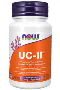 Thumbnail for Now UC-II® Undenatured Collagen 40 mg 60 Veg Capsules - Nutrition Plus
