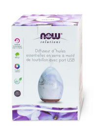 Thumbnail for Now USB Glass Swirl Ultrasonic Oil Diffuser - Nutrition Plus