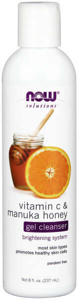 Now Vitamin C & Manuka Honey Cleanser 237 mL - Nutrition Plus