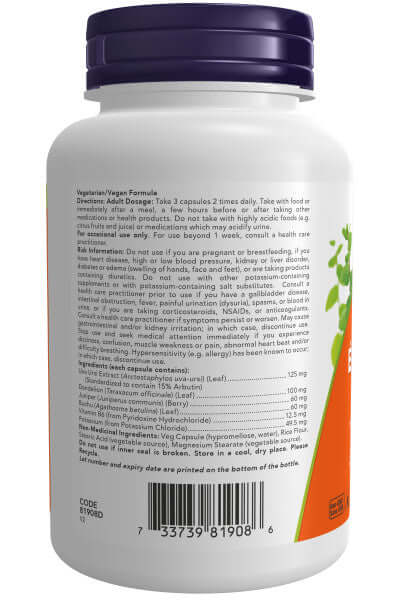 Now Water Out 100 Veg Capsules - Nutrition Plus