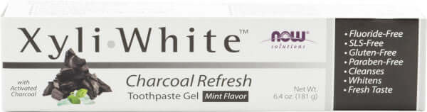 Now XyliWhite™ Charcoal Refresh Toothpaste Gel Gel 181 Grams - Nutrition Plus