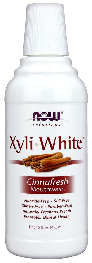 Now Xyliwhite™ Cinnafresh Mouthwash 473 mL - Nutrition Plus