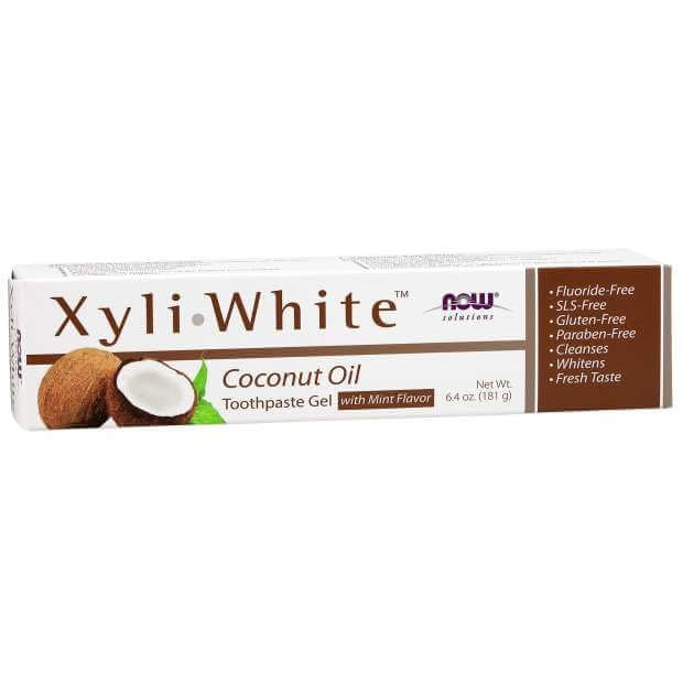 Now XyliWhite™ Coconut Oil Toothpaste Gel 181 Grams - Nutrition Plus