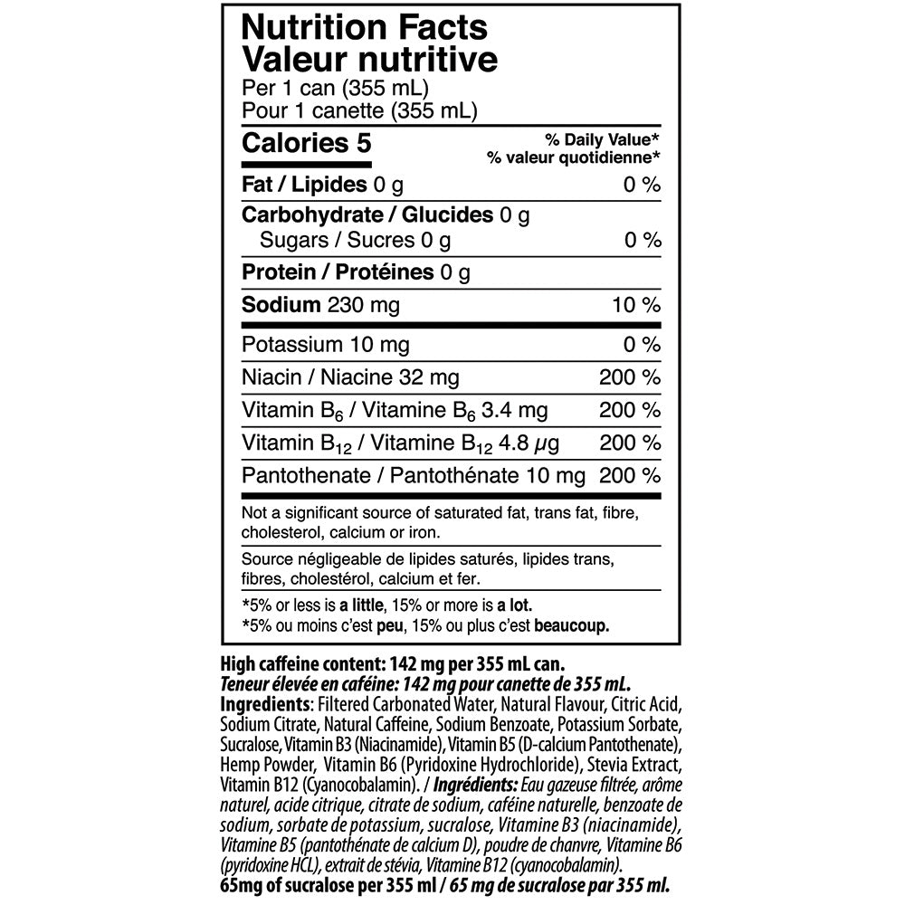Nutrabolics Termal XTC RTD Hemp Energy Drink- Passion Fruit 355mL - Nutrition Plus