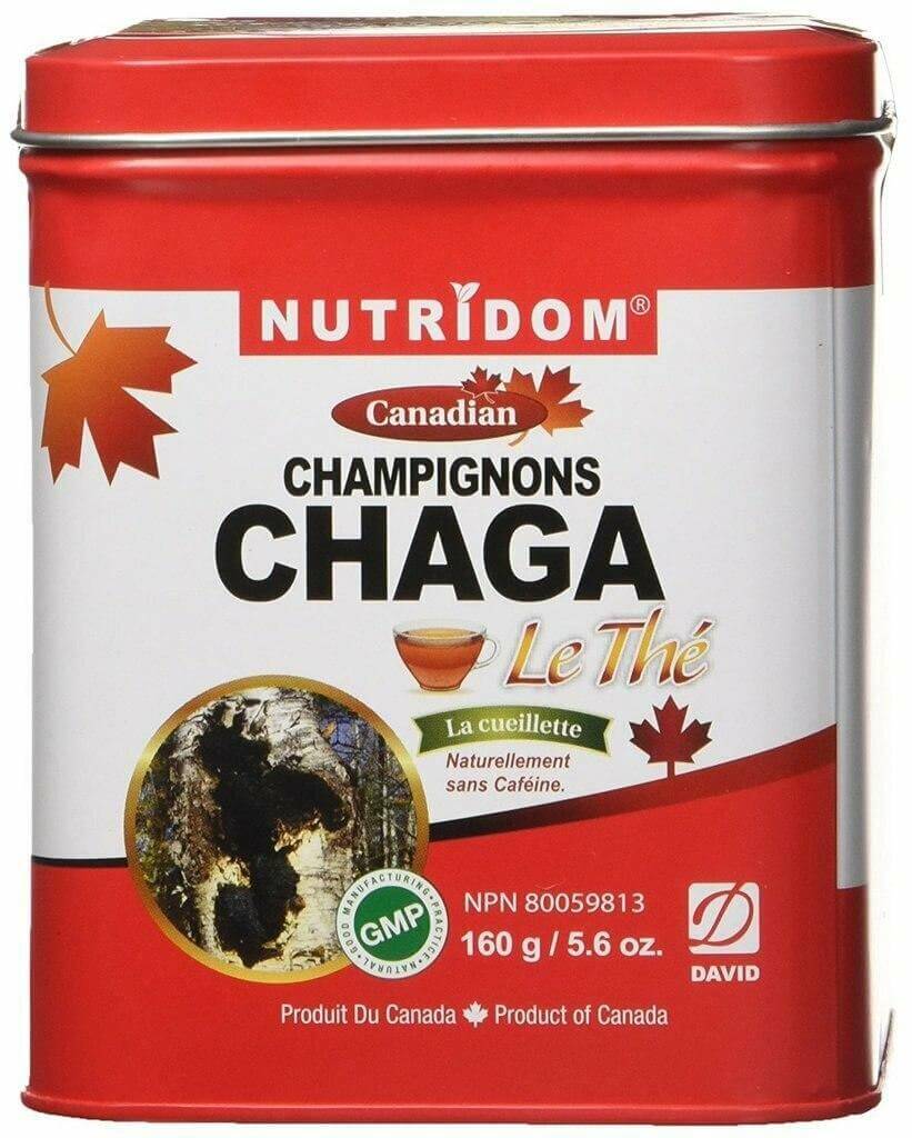 Nutridom Chaga Tea Grind 160 Grams - Nutrition Plus