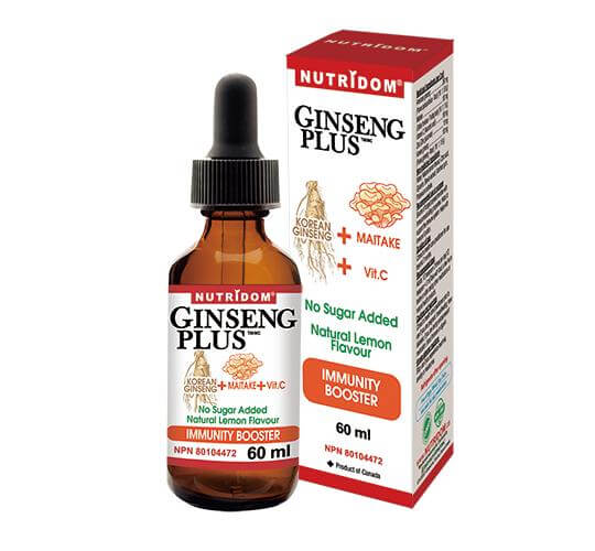 Nutridom Korean Ginseng Plus Immunity Booster 60mL - Nutrition Plus