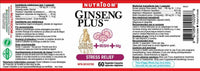 Thumbnail for Nutridom Korean Ginseng Plus Stress Releif 60 Veg Capsules - Nutrition Plus