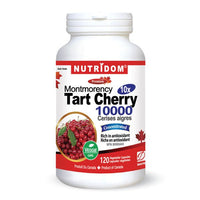Thumbnail for Nutridom Montmorency Tart Cherry 10x, 120 Veg Capsules - Nutrition Plus