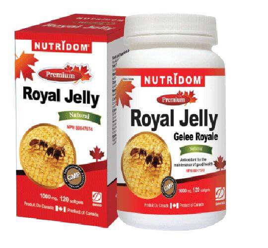 Nutridom Royal Jelly 1,000mg 120 Softgels - Nutrition Plus