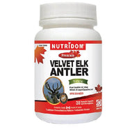 Thumbnail for Nutridom Velvet Elk Antler 500mg 30 Veg Capsules - Nutrition Plus