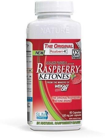 Nuvocare Raspberry Ketones 100 mg 60 Capsules - Nutrition Plus