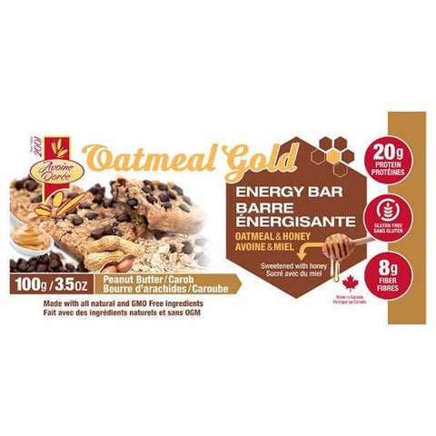 Oatmeal Gold Energy Bar 100 Grams - Nutrition Plus