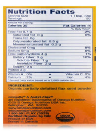 Thumbnail for Omega Nutrition Hi Lignan® Nutri Flax® Flax Seed Powder 454 Grams - Nutrition Plus