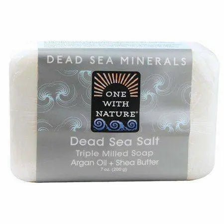 One With Nature - Dead Sea Mineral Soap Bar 200 Grams - Nutrition Plus