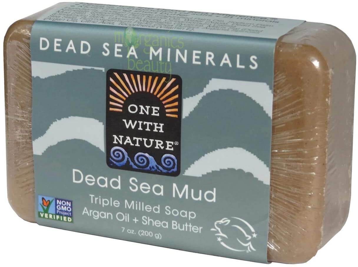 One with Nature Dead Sea Mud Soap Bar 200 Grams - Nutrition Plus