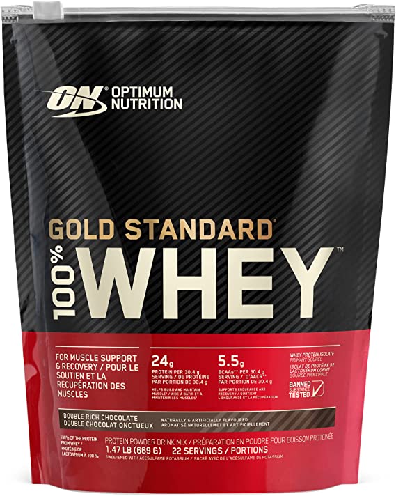 Optimum Nutrition Gold Standard 100% Whey 1.5 LB Bag - Nutrition Plus