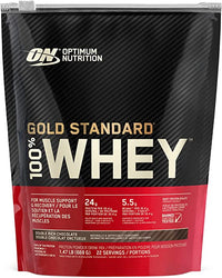 Thumbnail for Optimum Nutrition Gold Standard 100% Whey 1.5 LB Bag - Nutrition Plus