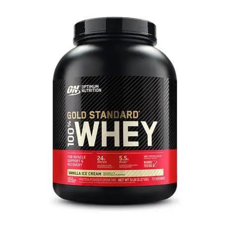 Optimum Nutrition Gold Standard 100% Whey 5 LB - Nutrition Plus