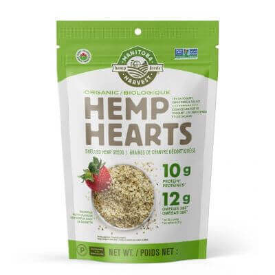 Organic Hemp Hearts 340 Grams - Nutrition Plus