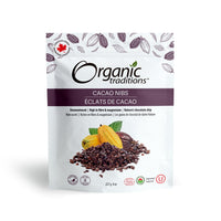 Thumbnail for Organic Traditions Organic Cacao Nibs 227 Grams - Nutrition Plus