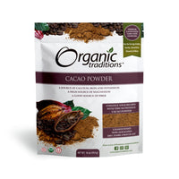 Thumbnail for Organic Traditions Organic Cacao Powder 454 Grams - Nutrition Plus