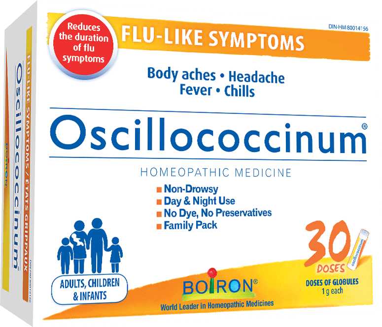 Oscillococcinum Flu-Like Symptoms, 30 Doses - Nutrition Plus