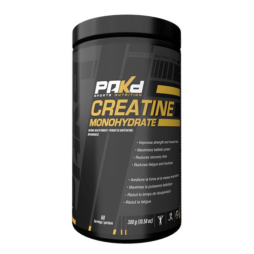 PAKd Sports Nutrition Creatine Monohydrate 300 Grams - Nutrition Plus