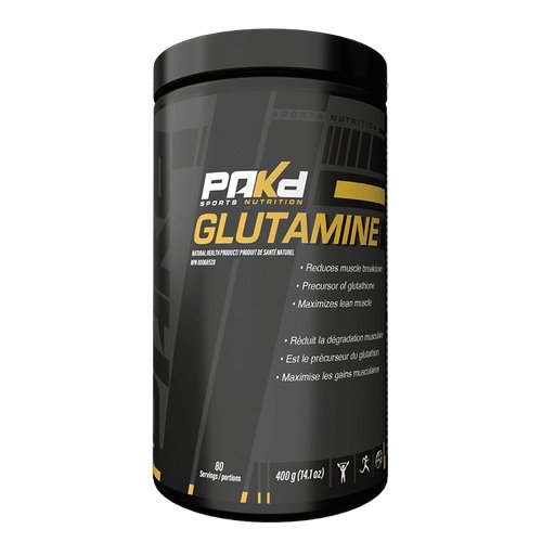 PAKd Sports Nutrition Glutamine 400 Grams - Nutrition Plus