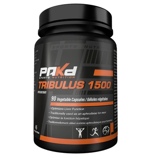 Pakd Sports Nutrition Tribulus 1500, 90 Capsules - Nutrition Plus