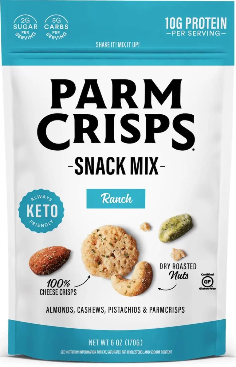 Parm Crisps Ranch Snack Mix Pouch 113 Grams - Nutrition Plus