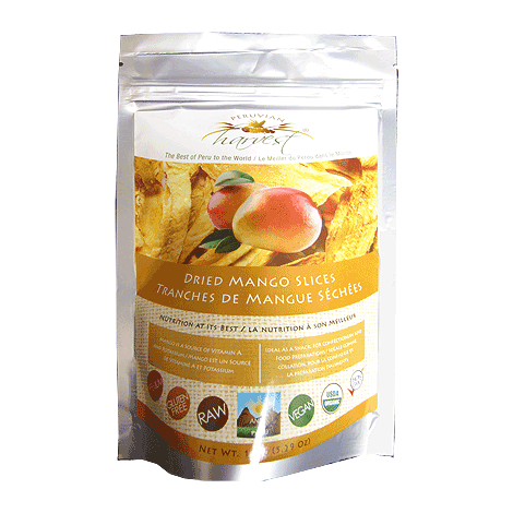Peruvian Harvest Organic Dried Mango Slices 150 Grams - Nutrition Plus