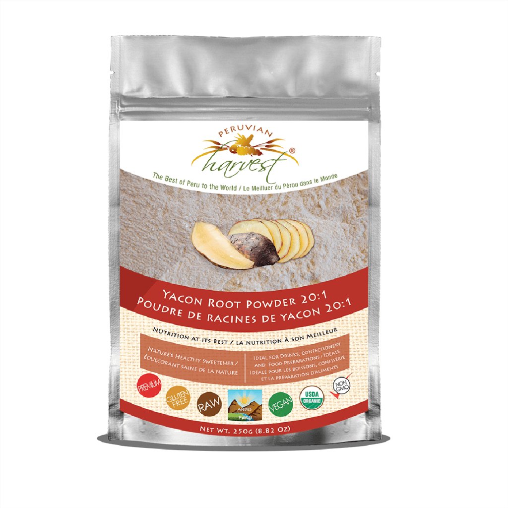 Peruvian Harvest Raw Yacon Root Powder 250 Grams - Nutrition Plus