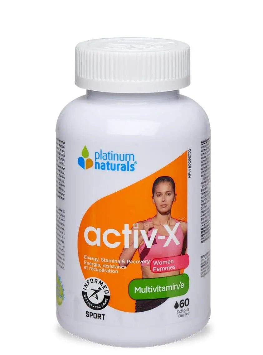 Platinum Naturals activ-X™ for Women Multivitamin 60 Softgels - Nutrition Plus